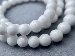 Агат-білий, пресований-6мм