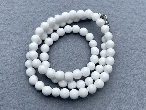 Агат-білий, пресований-6мм