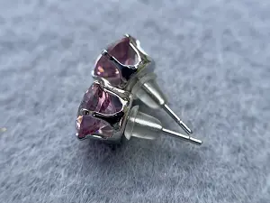 Сережки -гвоздики з фіанітами