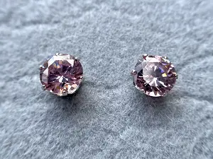 Сережки -гвоздики з фіанітами