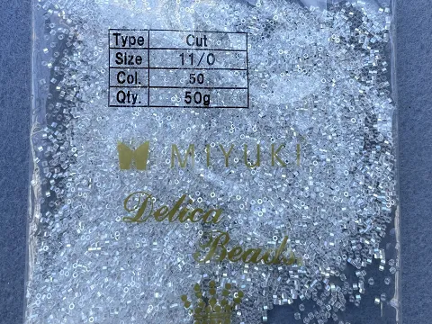 Бісер Японський MIYUKI Delica CUT-DBС-50, 11/0-50гр