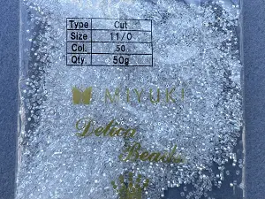 Бісер Японський MIYUKI Delica CUT-DBС-50, 11/0-50гр