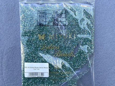 Бісер Японський MIYUKI Delica CUT-DBС-60, 11/0-50гр