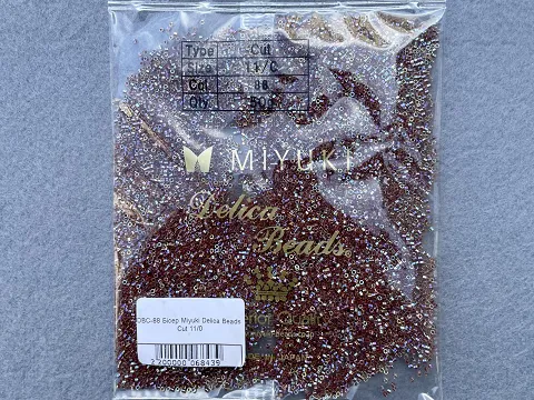 Бісер Японський MIYUKI Delica CUT-DBС-88, 11/0-50гр