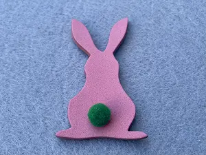 Аплікація з фото <Заєць>