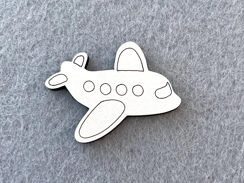 Декор из фанеры "Самолёт"