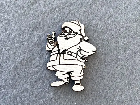 Декор из фанеры "Дед Мороз"