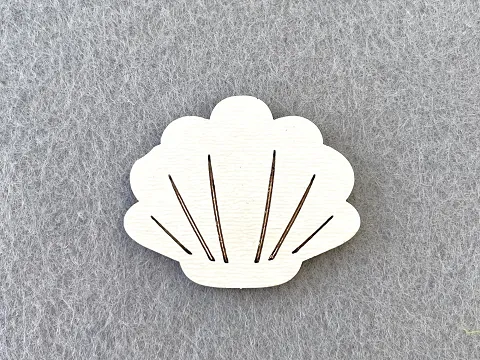 Декор из фанеры "Ракушка"