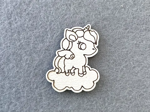 Декор із фанери "Єдиноріг"