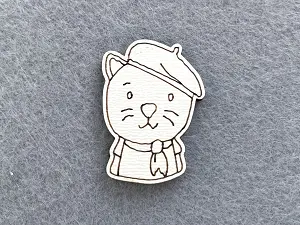 Декор із фанери "Кіт"