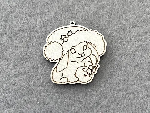 Декор із фанери "Зайчик"