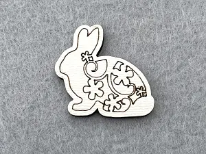 Декор із фанери "Зайчик"