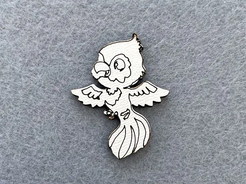 Декор із фанери "Папуга"