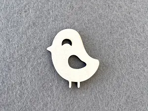 Декор із фанери "Пташка"