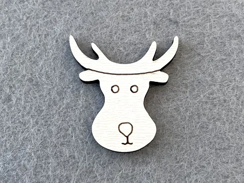 Декор із фанери "Олень"