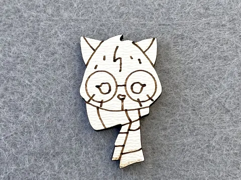 Декор із фанери "Єнот"