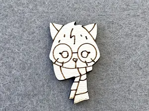 Декор із фанери "Єнот"