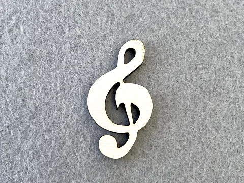 Декор із фанери "Скрипковий Ключ"