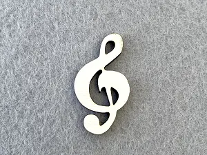 Декор із фанери "Скрипковий Ключ"