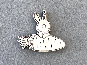 Декор із фанери "Зайчик"