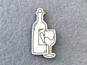 Декор із фанери "Вино"