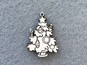 Декор із фанери "Ялинка"