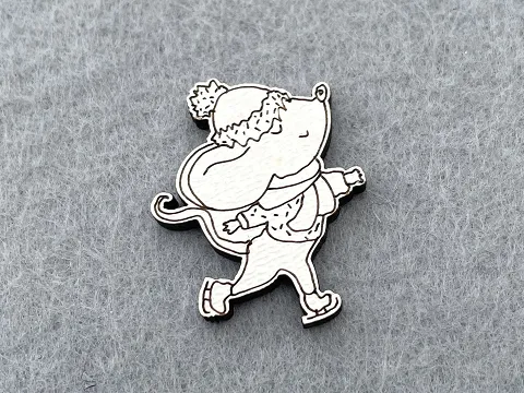 Декор из фанеры "Мышка"