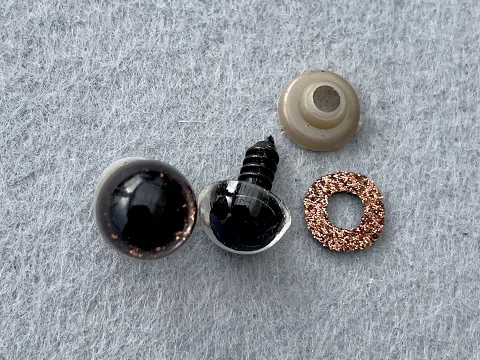 Очі глітерні - 12мм