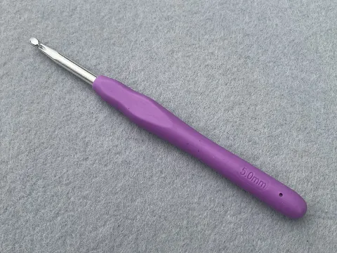 Гачок із прогумованою ручкою - 5 мм