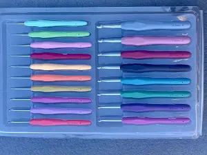 Набір гачків із прогумованою ручкою