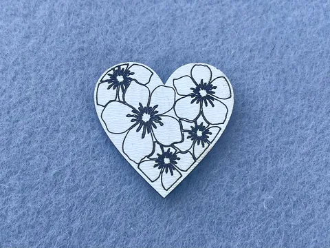 Декор із МДФ "Серце"