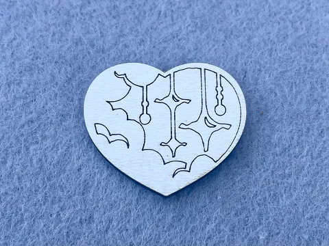 Декор із МДФ "Серце"