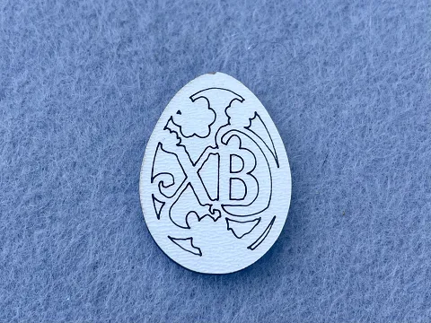 Декор із МДФ "Яйце"