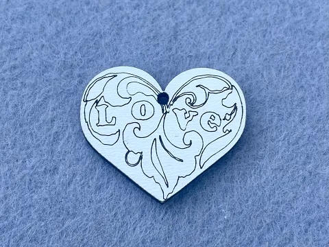 Підвіски із МДФ "Серце"