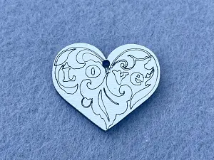Підвіски із МДФ "Серце"