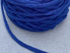 Бавовняний шнур, Синій, 4мм, 100 метрів.