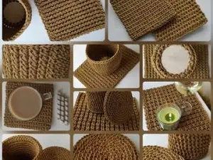 Бавовняний шнур, Синій, 4мм, 100 метрів.