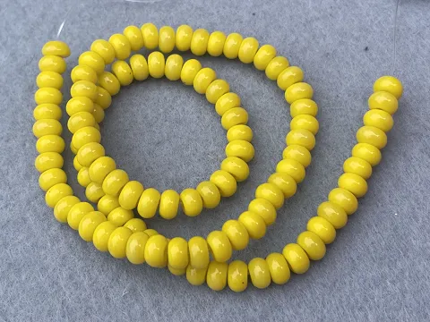 Жемчуг керамический-рондель