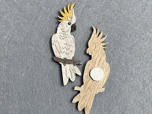 Декор із мдф "Папуга"