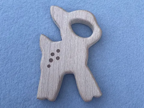 Грызунок деревянный "Бемби"