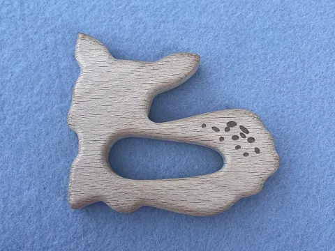 Гризунок дерев'яний "Бембі"