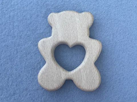 Гризунок дерев'яний "Ведмедик"