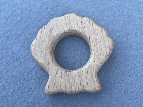 Гризунок дерев'яний "Мушля"