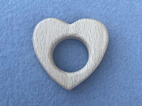 Гризунок дерев'яний "Серце"