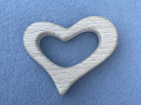 Гризунок дерев'яний "Серце"