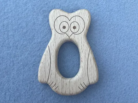 Гризунок дерев'яний "Сова"