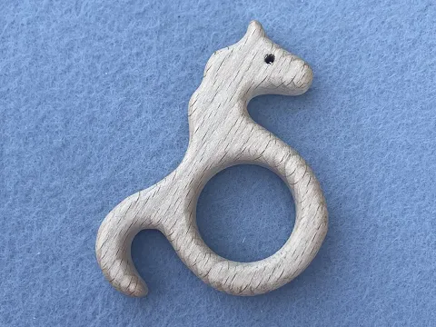 Гризунок дерев'яний "Морський Коник"