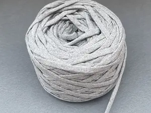 Бавовняний шнур,Сірий,7мм,100 метрів