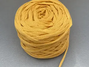 Бавовняний шнур,Жовтий,7 мм,100 метрів