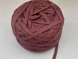 Бавовняний шнур,Бордовий,7мм,100 метрів